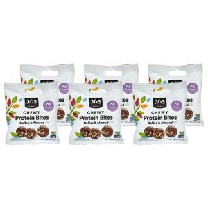 image365 by Whole Foods Market Chewy Protein Bites Coffee ampamp Almond Flavor 158 Ounce1 Count Pack of 6