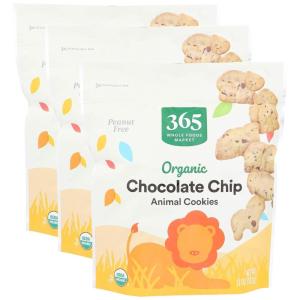 image365 by Whole Foods Market Organic Chocolate Chip Animal Cookies 11 Ounce11 Ounce Pack of 3