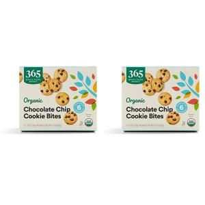 image365 by Whole Foods Market Organic Chocolate Chip Cookie Bites 63 Ounce105 Ounce Pack of 12