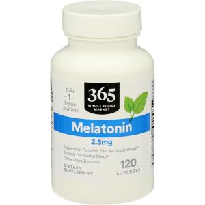 image365 Everyday Value Melatonin Lozenges 25mg Peppermint Flavor 120 CT