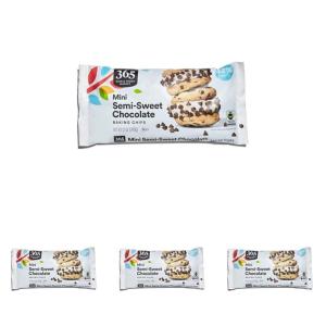 image365 by Whole Foods Market Mini SemiSweet Chocolate Baking Chips 12 Ounce12 Ounce Pack of 4