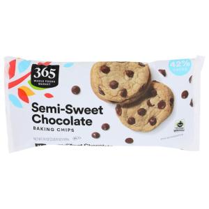 image365 by Whole Foods Market Mini SemiSweet Chocolate Baking Chips 12 Ounce15 Pound Pack of 1