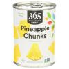 image365 by Whole Foods Market Pineapple Chunks 20 oz125 Pound Pack of 1