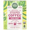 imageWhole Foods Market Organic Steeped Coffee Dark Roast Notes of Fudge and Molasses Single Serve Bags 10 Count423 Ounce Pack of 1