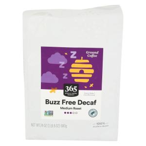 image365 by Whole Foods Market Buzz Free Decaf Ground Coffee Medium Roast 24 Ounce