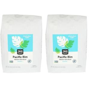 image365 by Whole Foods Market Coffee Pacific Rim Blend Vienna Roast Whole Bean 10 Ounce15 Pound Pack of 2