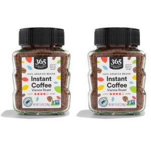 image365 by Whole Foods Market Instant Coffee Dark Roast 35 Ounce35 Ounce Pack of 2