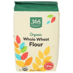 image365 by Whole Foods Market Organic 100 Whole Wheat Flour 80 Ounce80 Ounce Pack of 1
