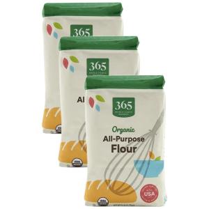image365 by Whole Foods Market Organic All Purpose Flour 80 Ounce5 Pound Pack of 3