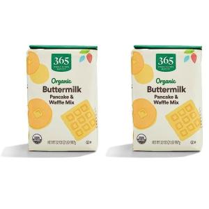 image365 by Whole Foods Market Organic Buttermilk Pancake ampamp Waffle Mix 32 Ounce32 Ounce Pack of 2