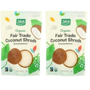 image365 by Whole Foods Market Organic Shredded Coconut 8 Ounce8 Ounce Pack of 2