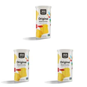 image365 by Whole Foods Market Original Bread Crumbs 15 Ounce15 Ounce Pack of 3