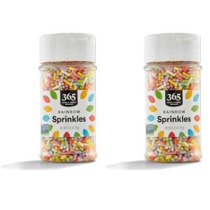 image365 by Whole Foods Market Rainbow Sprinkles Vegan 275 Ounce275 Ounce Pack of 2