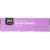 image365 by Whole Foods Market FabricSoftening Dryer Sheets Lavender 80 Count80 Count Pack of 2