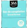 image365 by Whole Foods Market Gallon Size Freezer Bags Double Zipper 30 Count30 Count Pack of 1
