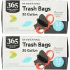image365 by Whole Foods Market Flextra Strength Drawstring Trash Bags 30 Gallon 35 Count35 Count Pack of 2