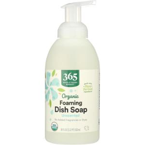 imageWhole Foods Market Organic Foaming Dish Soap Unscented 18 Fl Oz18 Ounce Pack of 1